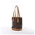 Borsa a tracolla Louis Vuitton Bucket PM Monogram Canvas Marrone M42238 Beige - vista 2