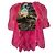 Dolce & Gabbana, bolero de piel de zorro en rosa