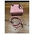 Dior Micro Borsa Lady Dior in Vernice Rosa - vista 9