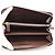 Prada Vitello Daino Leather Triangle Logo Long Wallet Brown - view 12