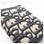 Christian Dior Oblique Jacquard 30 Montaigne Compact Wallet Braun Marineblau - Ansicht 3