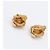 Timeless Orecchini a clip rotondi Chanel Coco Mark in Oro D'oro - vista 2