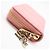 Christian Dior Cannage Lammfell-Münzbeutel Pink - Ansicht 9