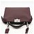 Borsa in pelle Fendi Peekaboo I.U. Small Bordò - vista 6