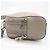 Borsa a tracolla in raso e pelle di vitello Anagram Loewe Marrone - vista 8