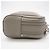 Borsa a tracolla in raso e pelle di vitello Anagram Loewe Marrone - vista 9
