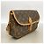 Borsa a tracolla Louis Vuitton Monogram Gibeciere PM Marrone - vista 2