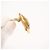 Orecchini clip Chanel Coco Mark Vintage D'oro - vista 7