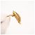 Orecchini clip Chanel Coco Mark Vintage D'oro - vista 8