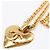 Collana Chanel Coco Mark Heart in Oro D'oro - vista 5