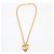 Collana Chanel Coco Mark Heart in Oro D'oro - vista 8