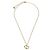 Pendente Christian Dior CD placcato oro D'oro