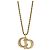 Pendente Christian Dior CD placcato oro D'oro - vista 2