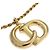 Pendente Christian Dior CD placcato oro D'oro - vista 3