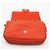 Sac Baguette Fendi en toile et cuir avec chaîne midi et double bandoulière Orange - vue 13
