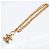 Collana Chanel Coco Mark Matelassé Gold D'oro - vista 2