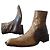 Autre Marque SHOTO Brown Python Leather Ankle Boots EU 40
