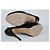 Gucci Décolleté Slingback Peep-Toe in Vernice Nera Nero - vista 5