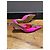 Valentino Garavani Mule Onestud in vernice rosa - vista 14