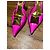 Valentino Garavani Mule Onestud in vernice rosa - vista 9