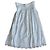 Autre Marque Blugirl Blumarine Vestido palabra de honor de encaje blanco