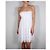Autre Marque Blugirl Blumarine Vestido palabra de honor de encaje blanco - vista 2