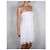Autre Marque Blugirl Blumarine Vestido palabra de honor de encaje blanco - vista 5