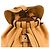 Loewe Leather Drawstring Backpack Brown Camel - view 9