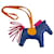 Hermès Charm para bolso Hermes Rodeo PM Azul  - vista 1