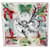 Hermès FASCIA HERMES Carre 90 Mythiques Phoenix in seta Bianco Multicolore  - vista 1
