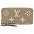Louis Vuitton Monogram Empreinte Bicolor Zippy Wallet Beige