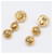 Timeless Orecchini a clip tondi Chanel Coco Mark D'oro  - vista 2