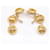 Timeless Orecchini a clip tondi Chanel Coco Mark D'oro  - vista 6
