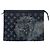 Clutch Louis Vuitton Monogram Savannah Pochette Voyage Nero Bianco Blu navy