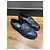 Chanel Mocassini in pelle trapuntata blu navy Blu scuro - vista 9