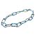 Collana choker a catena SV925 Bottega Veneta Argento Blu