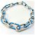 Collana choker a catena SV925 Bottega Veneta Argento Blu - vista 3