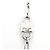 Bracciale charm Tiffany & Co. 1837 Small Double Lock Argento - vista 3