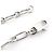 Bracciale charm Tiffany & Co. 1837 Small Double Lock Argento - vista 4