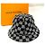 Louis Vuitton Reversible Distorted Damier Bucket Hat Schwarz Weiß - Ansicht 2