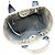 Borsa Shopping Chanel Deauville Medium AS3351 Blu chiaro - vista 5