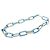 Collana a catena in argento 925 Bottega Veneta Blu