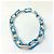 Collana a catena in argento 925 Bottega Veneta Blu - vista 2