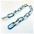 Collana a catena in argento 925 Bottega Veneta Blu - vista 6