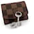 Gemelli Louis Vuitton marroni e argento Marrone