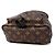 Zaino Louis Vuitton Monogram Palm Springs Marrone Nero Monogramma - vista 3