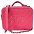 Borsa a tracolla Chanel CC Filigree Vanity Chain Rosa
