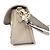 Borsa a Spalla Louis Vuitton Diane Bicolor Empreinte Beige Grigio Crudo - vista 4