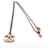 Collana Chanel Coco Mark Argento Bianco sporco  - vista 5