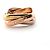Anello Trinity Cushion Cartier Modello Classico